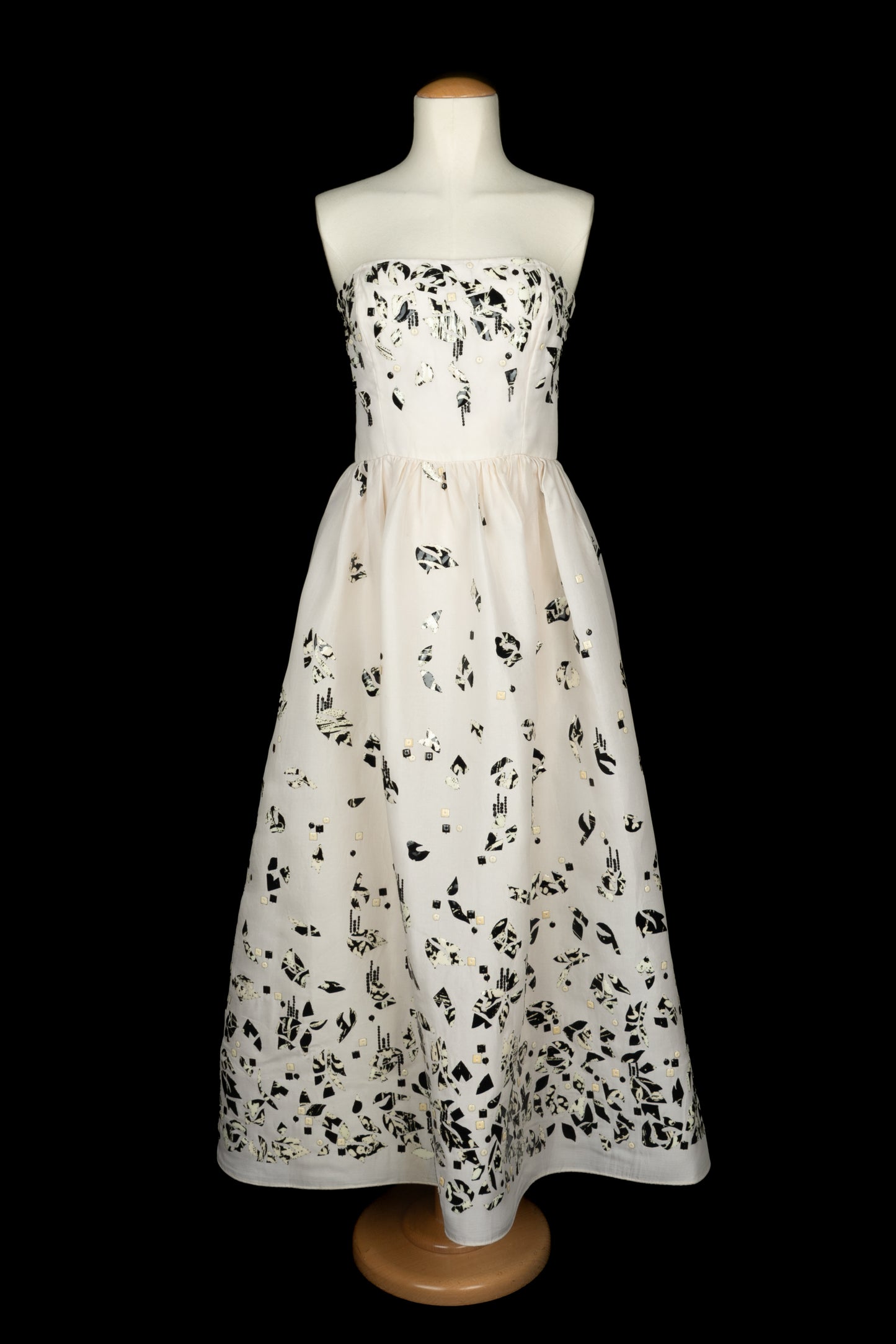 Robe bustier Oscar de la Renta 2009