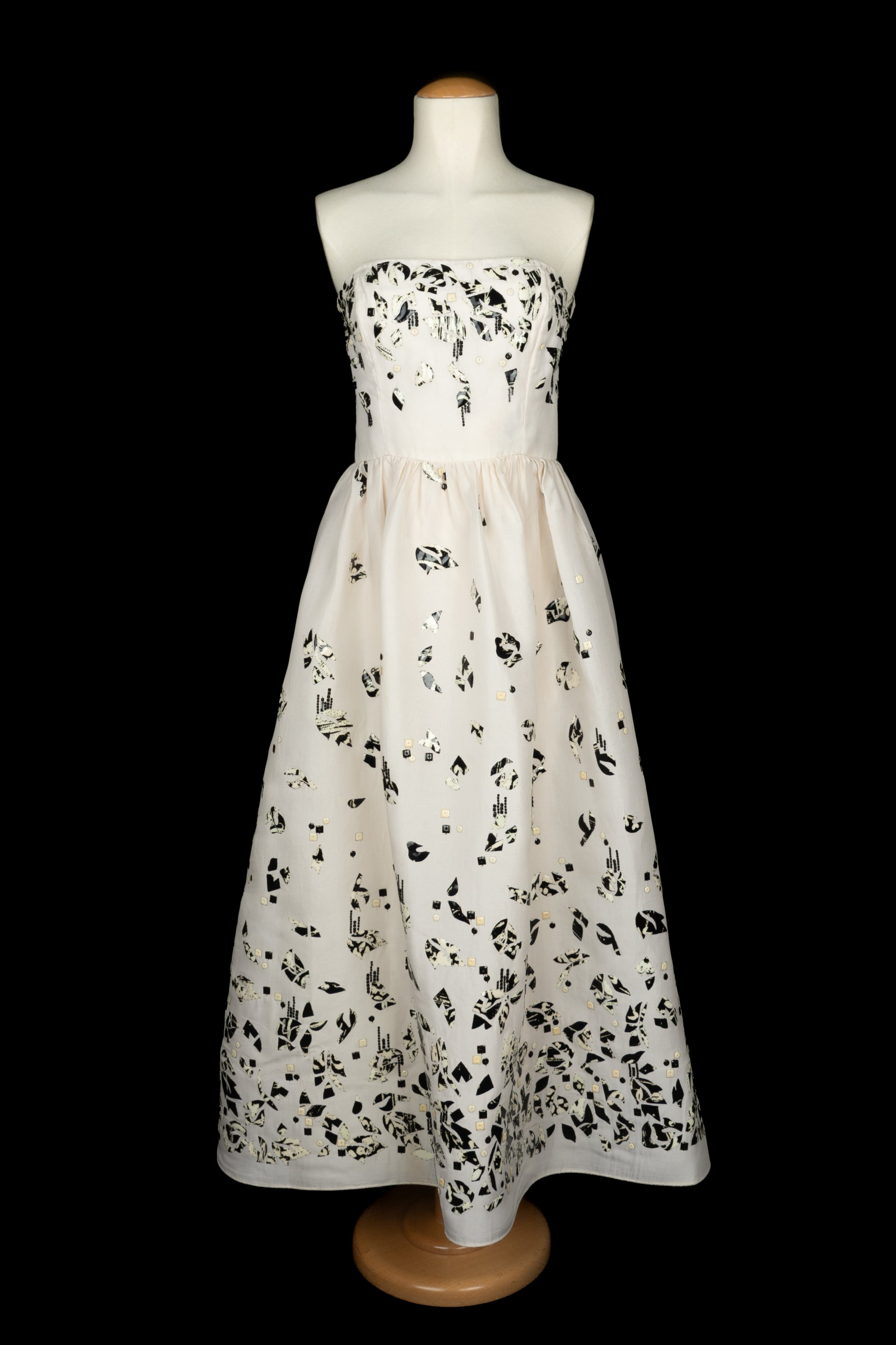 Robe bustier Oscar de la Renta 2009