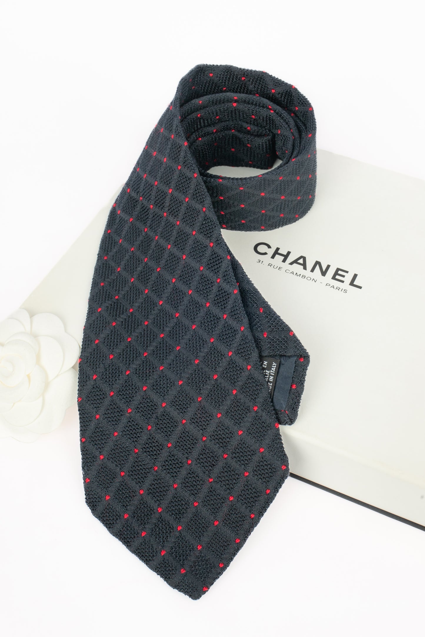 Cravate en soie Chanel