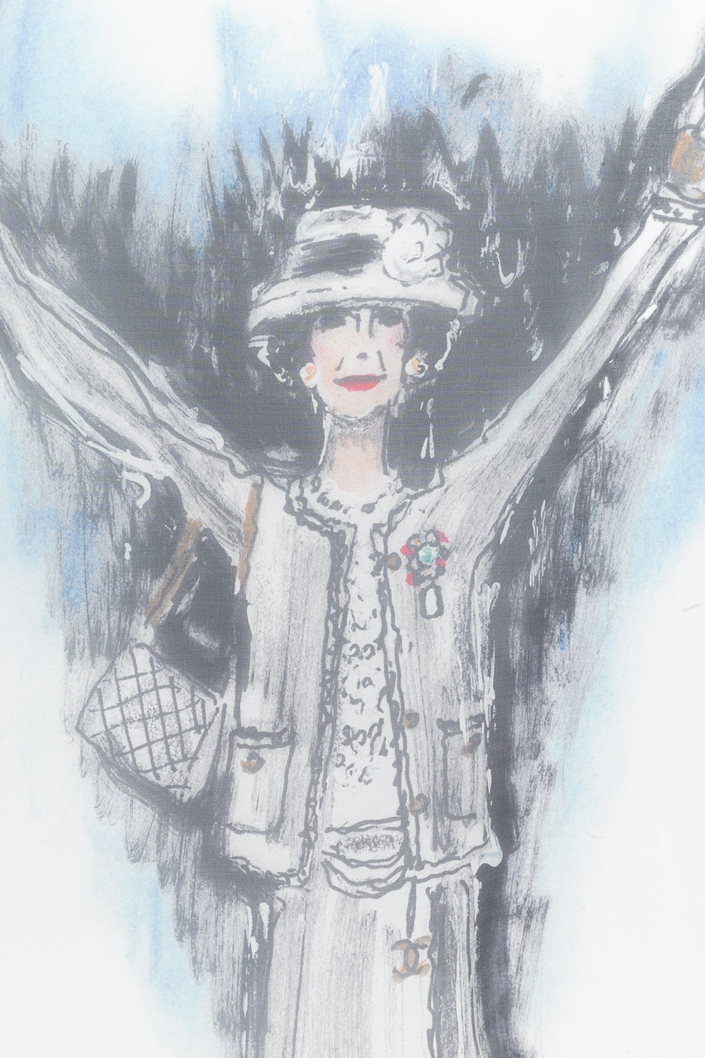 Foulard en soie Chanel