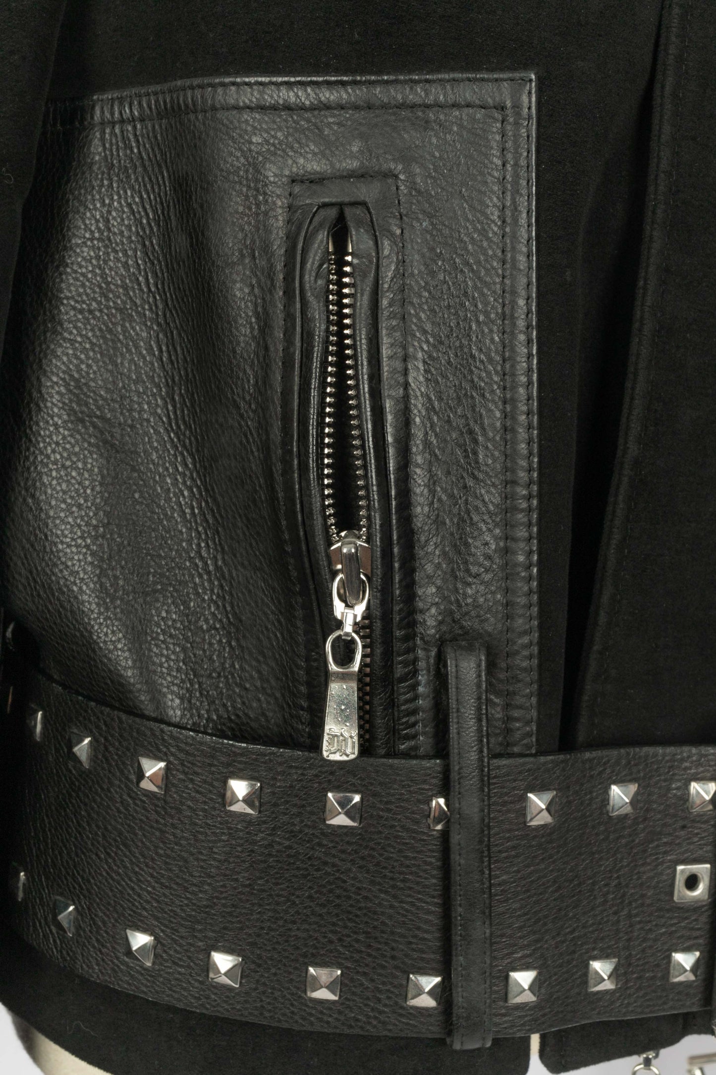 Veste en cuir Versace