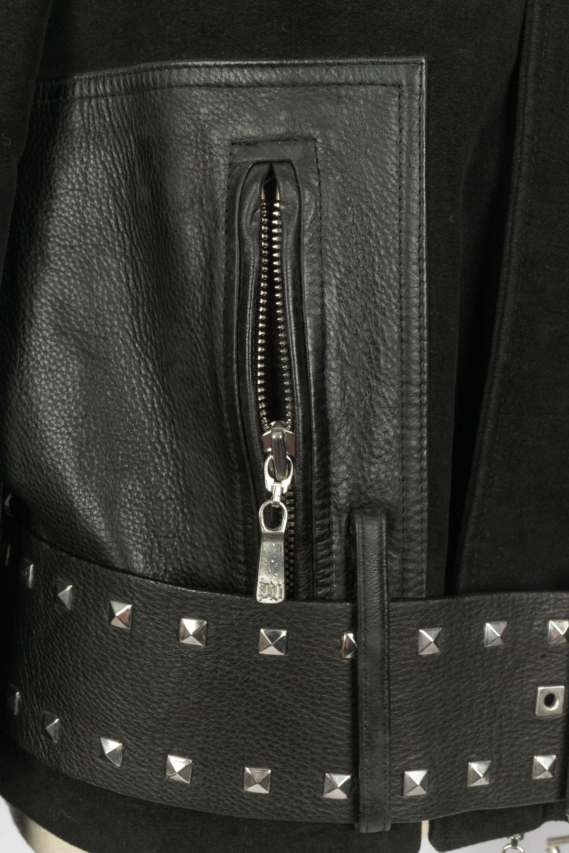 Veste en cuir Versace