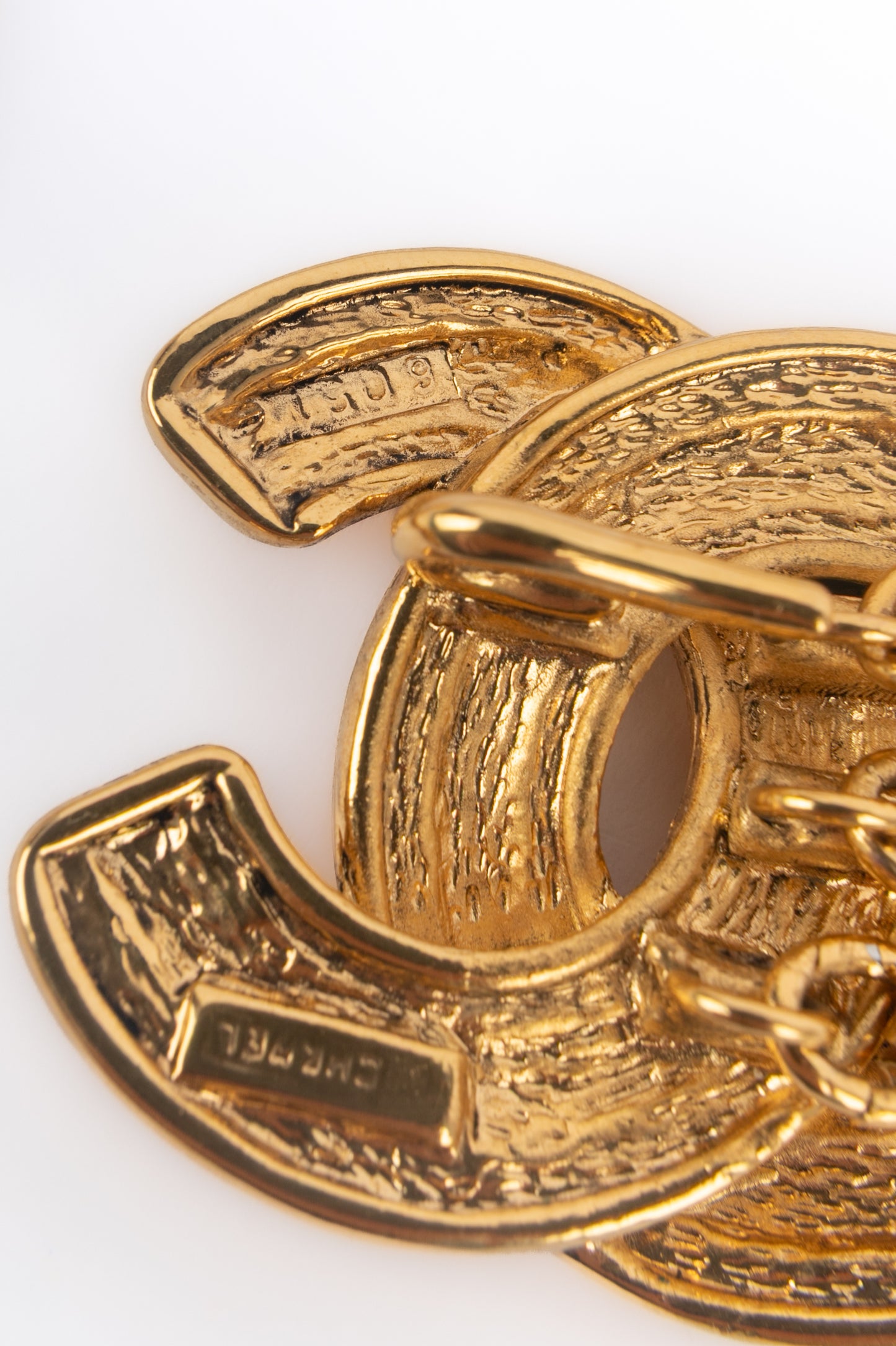 Ceinture cc Chanel 1985-1990's