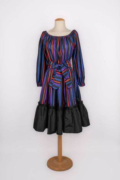 Robe à rayures Lanvin