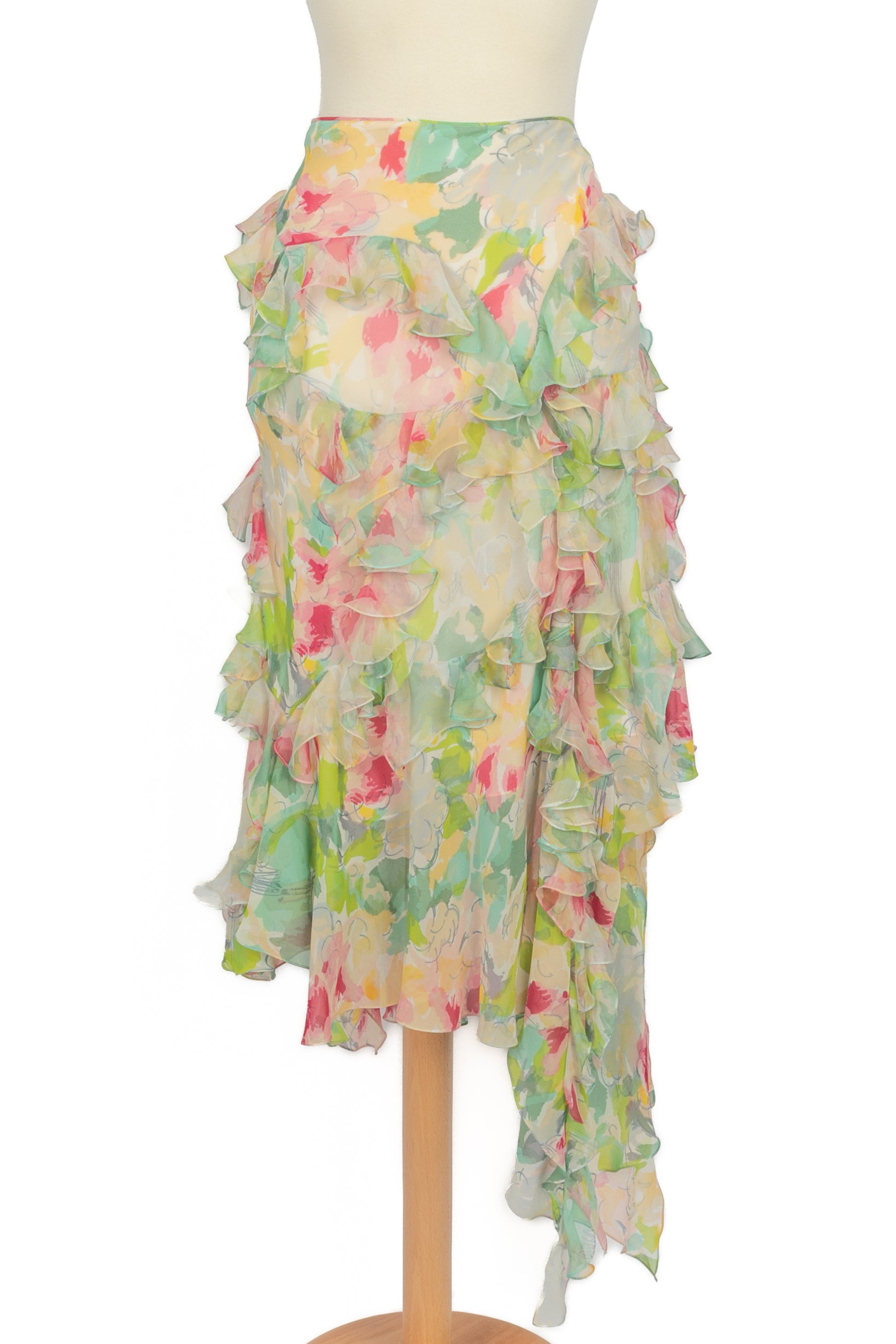 Jupe fleurie John Galliano