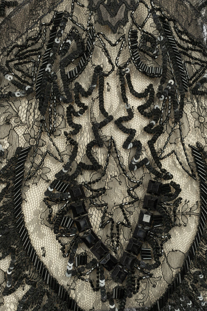 Robe noire Roberto Cavalli Printemps 2012