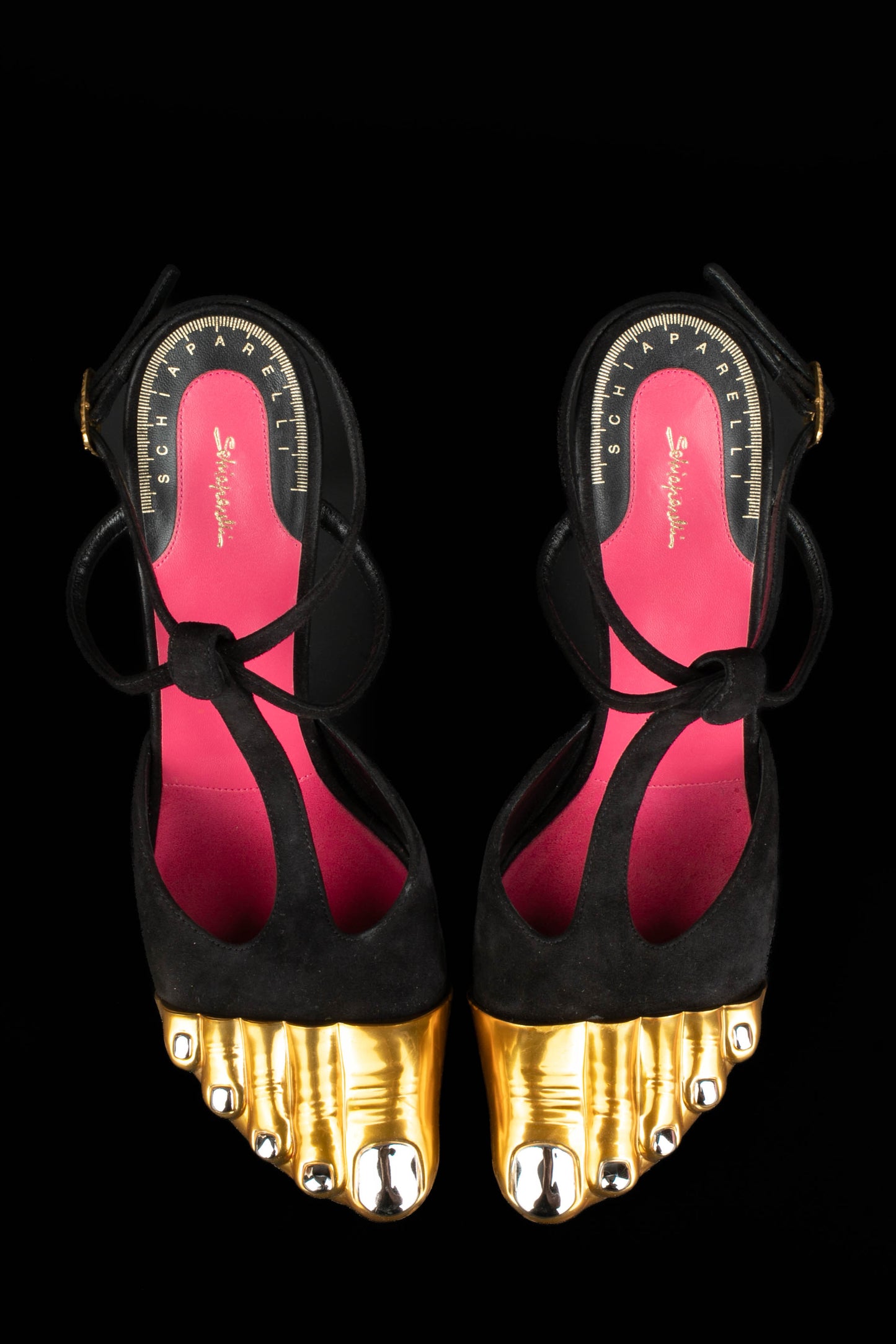 Escarpins trompe-l'oeil Schiaparelli 2023