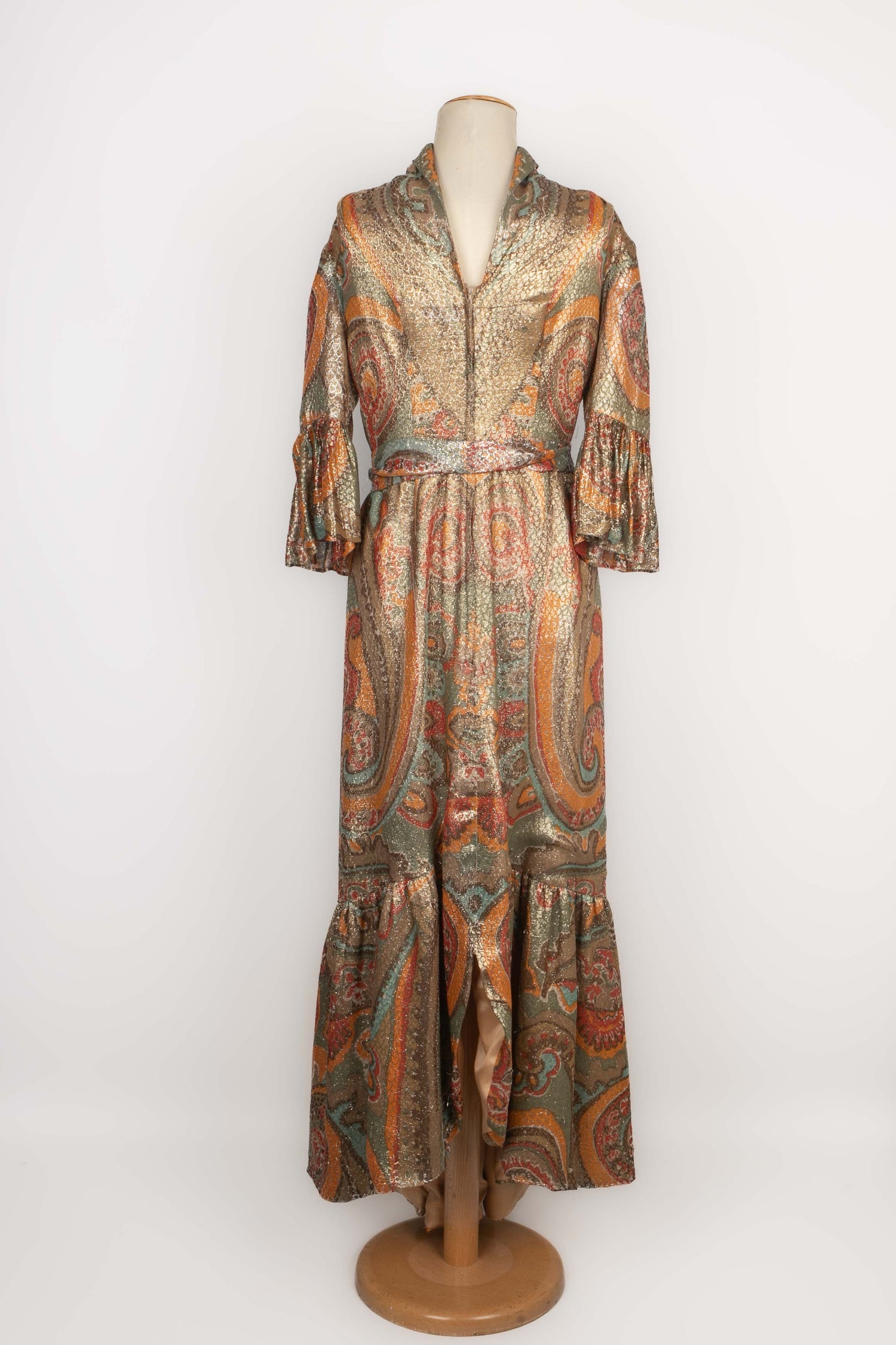 Robe en lamé 1960's