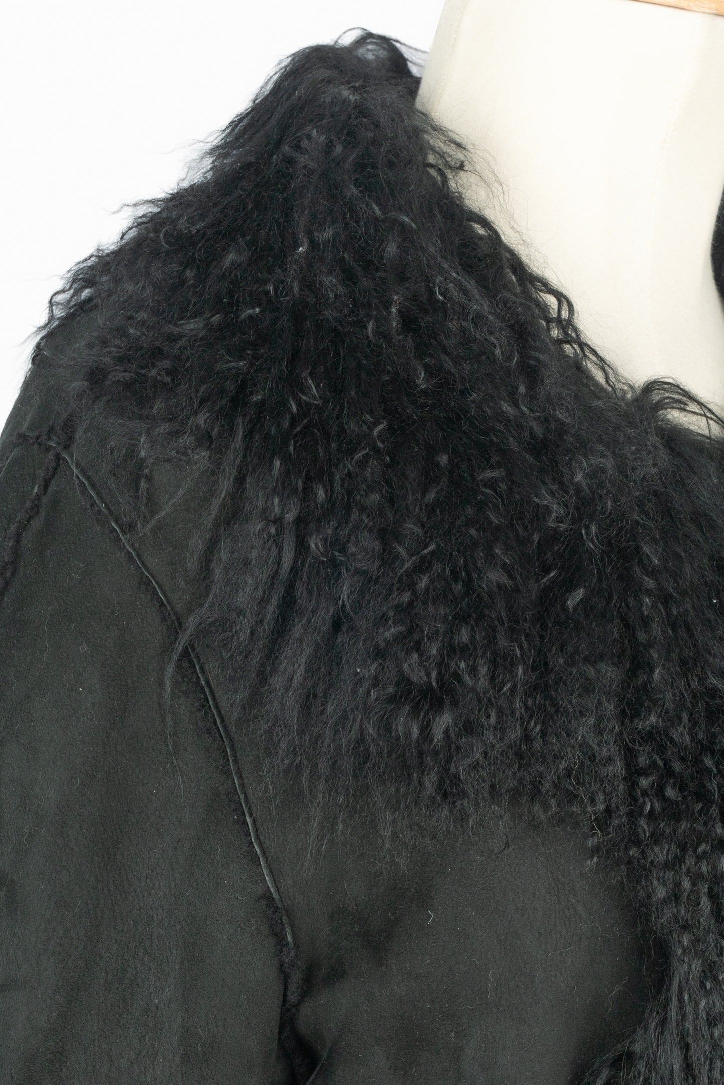 Manteau en cuir John Galliano 