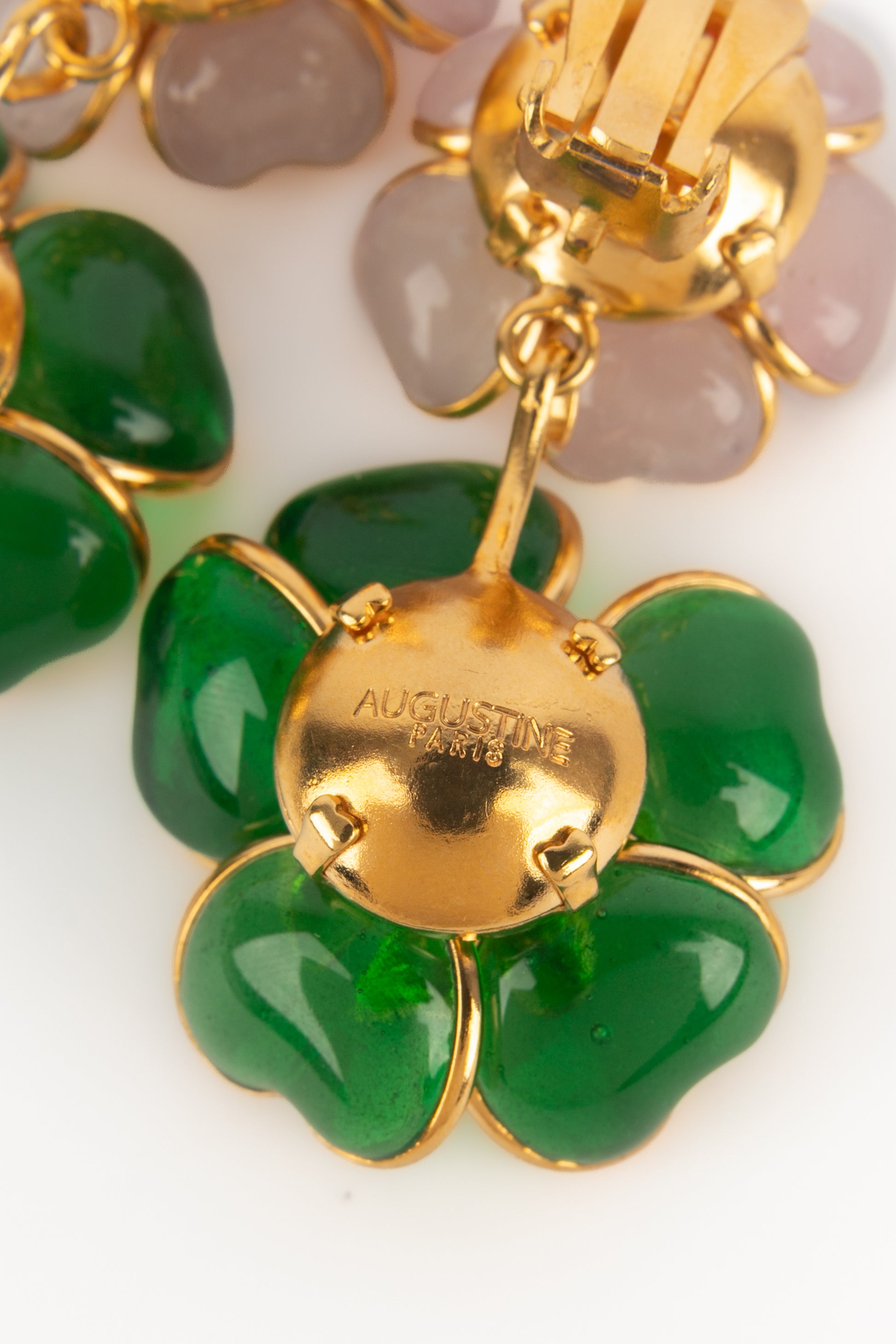 Boucles d'oreilles fleurs Augustine