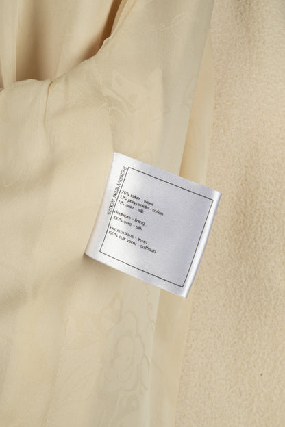 Veste beige Chanel hiver 2015