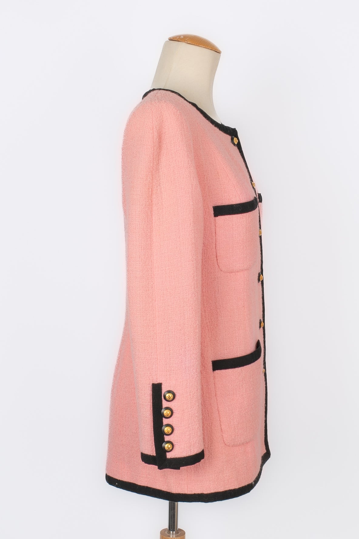 Veste en tweed rose Chanel 