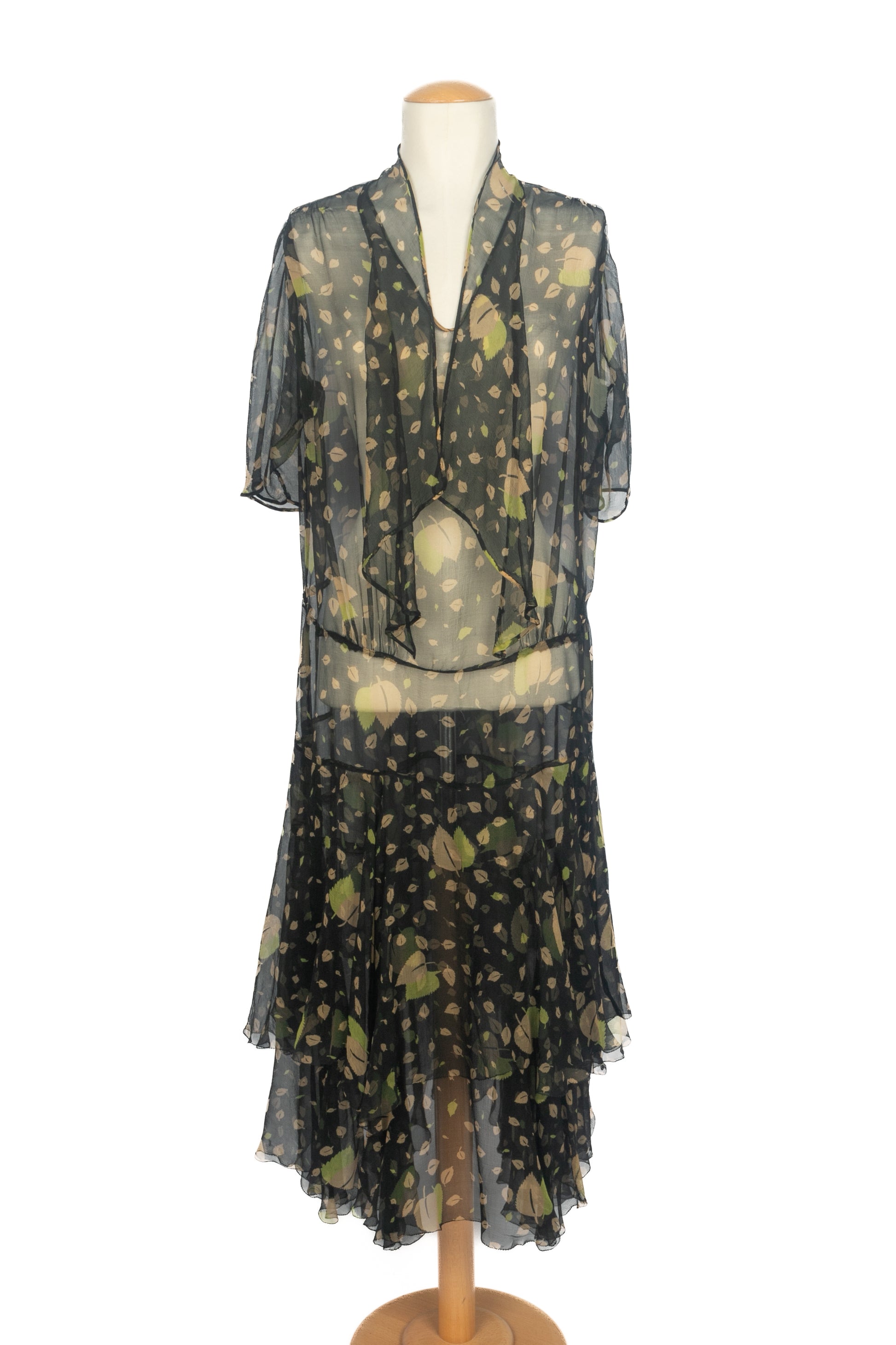 Robe vintage en mousseline