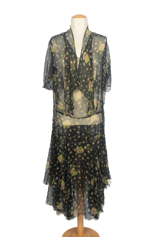 Robe vintage en mousseline