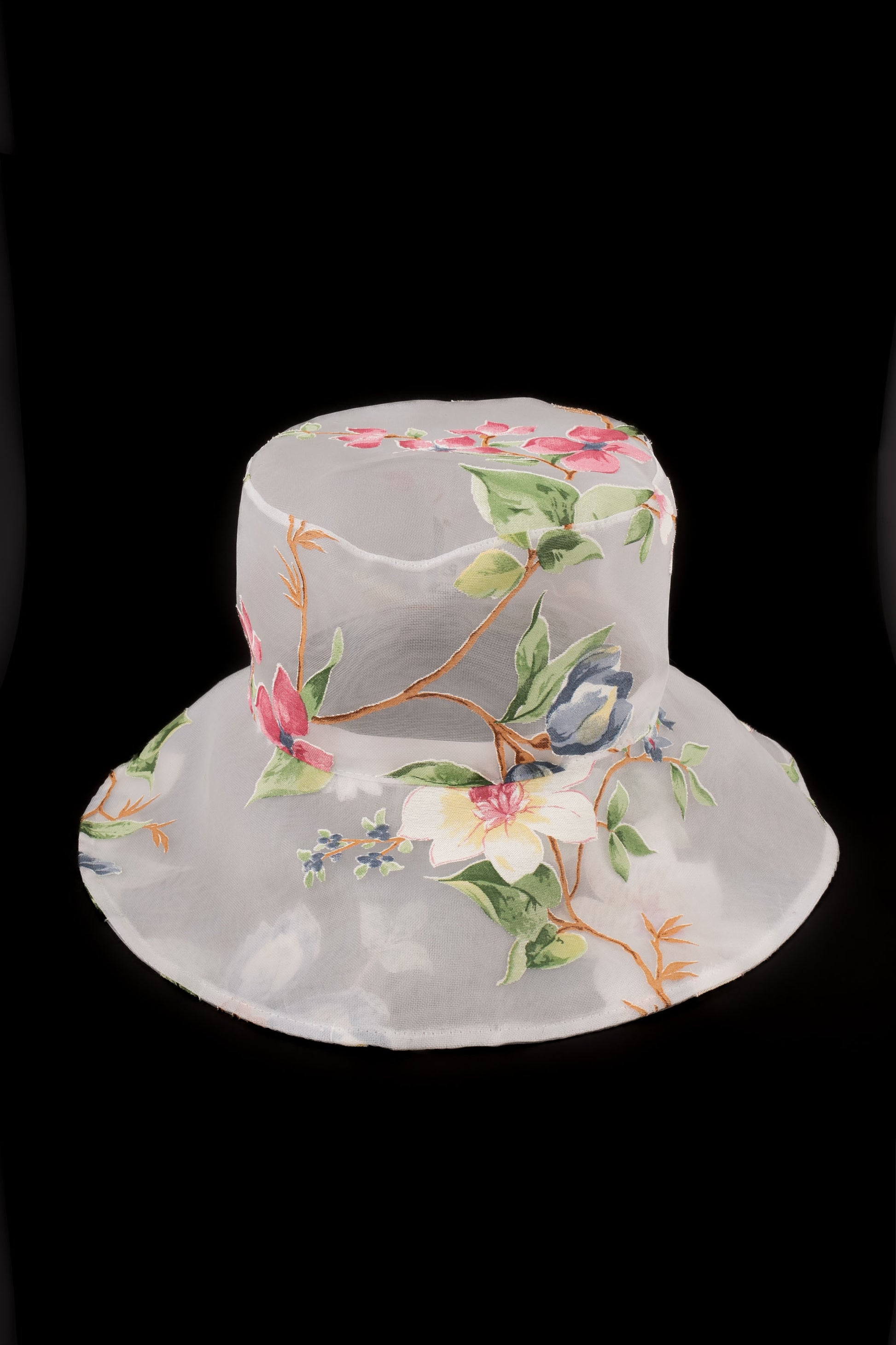 Chapeau fleuri Marie Mercié