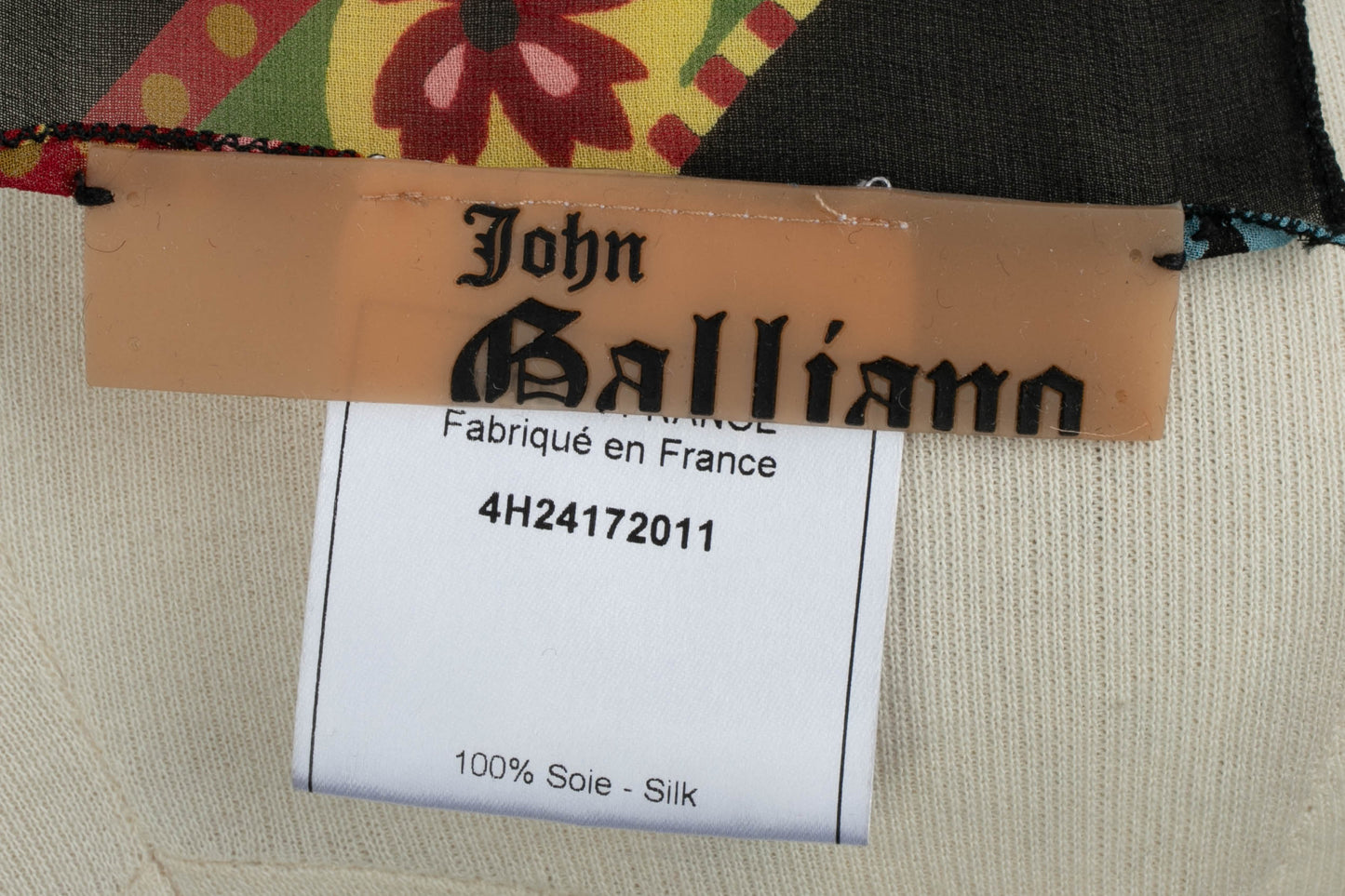 Étole "Mapping the World" John Galliano Hiver 2004