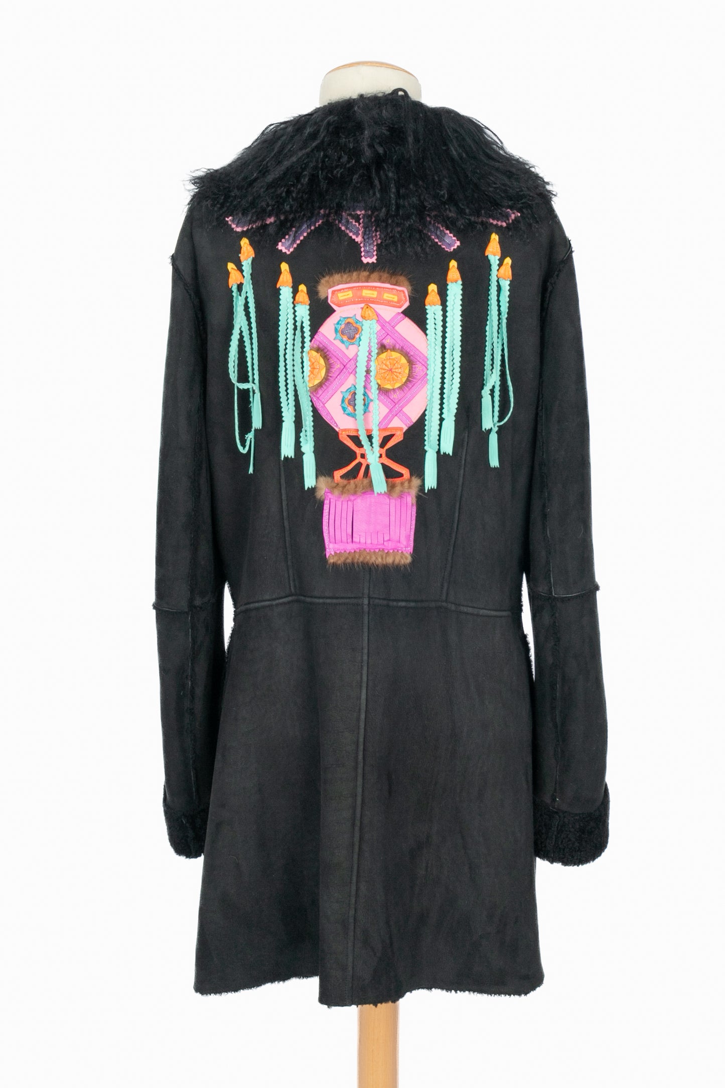 Manteau en cuir John Galliano 