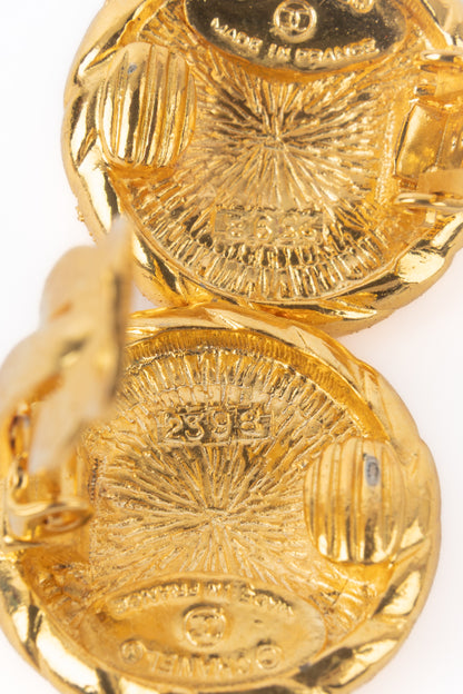 Boucles d'oreilles cc Chanel 1980's