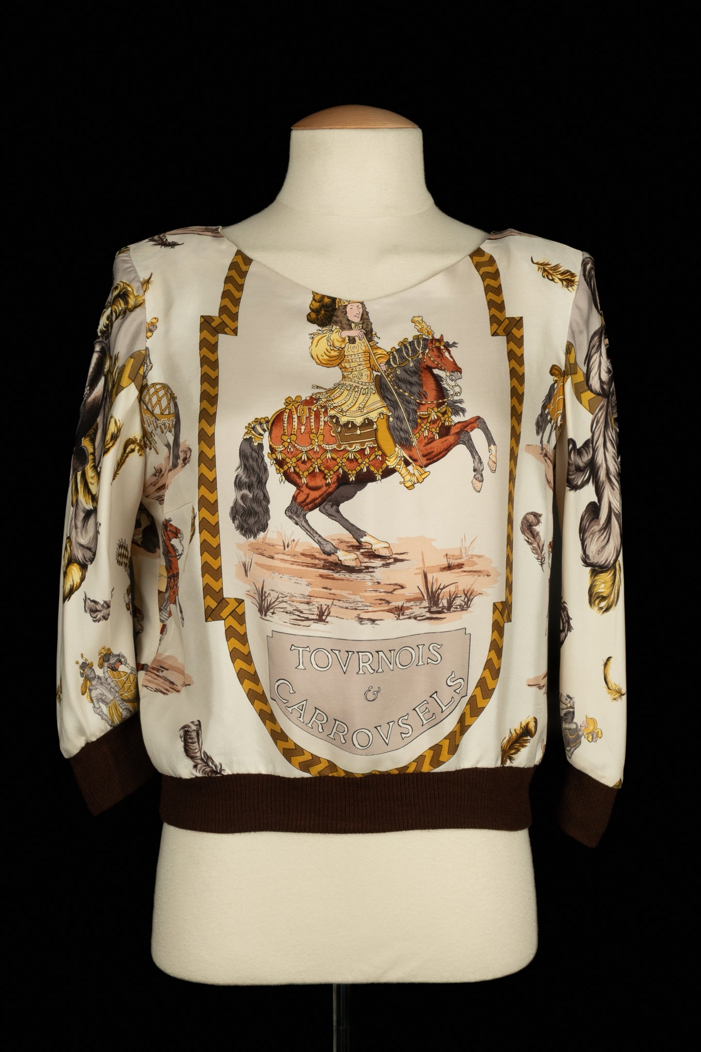 Haut "Tournois et Carrousels" Hermès 