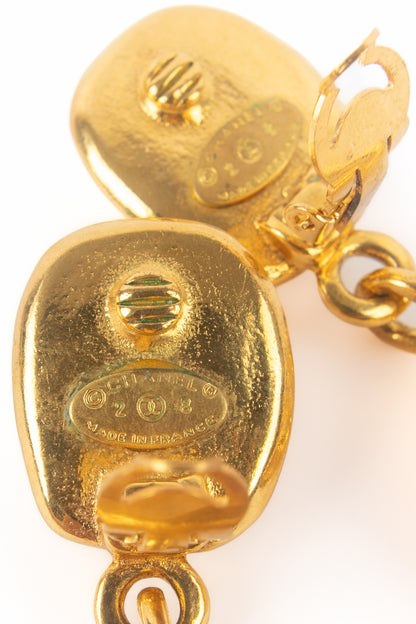 Boucles d'oreilles cc Chanel 1990's