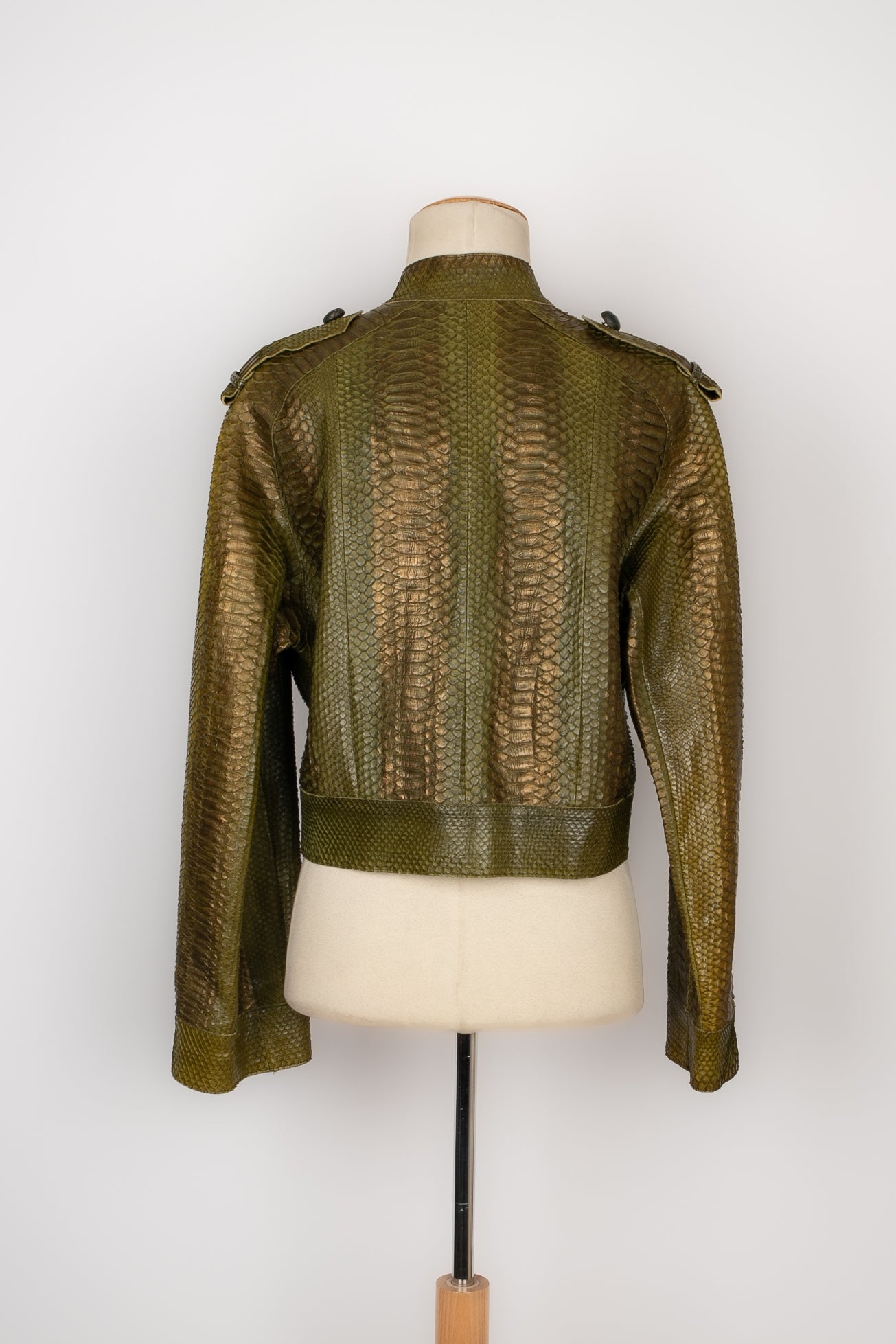 Veste en serpent Dior