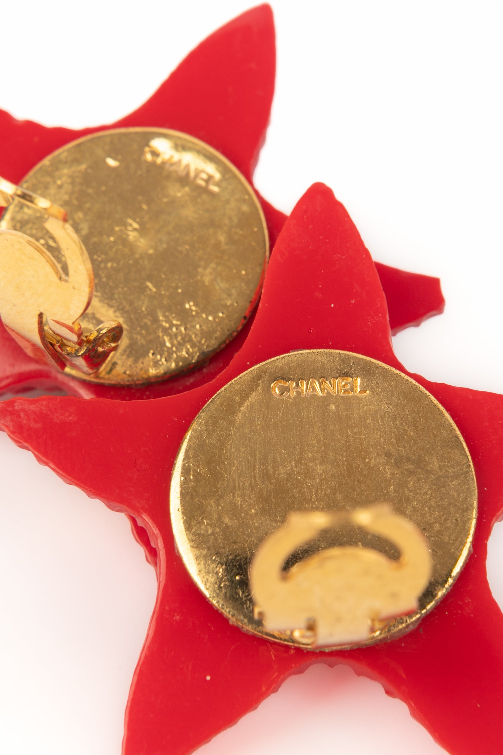 Boucles d'oreilles "étoile de mer" Chanel Haute Couture Eté 1989