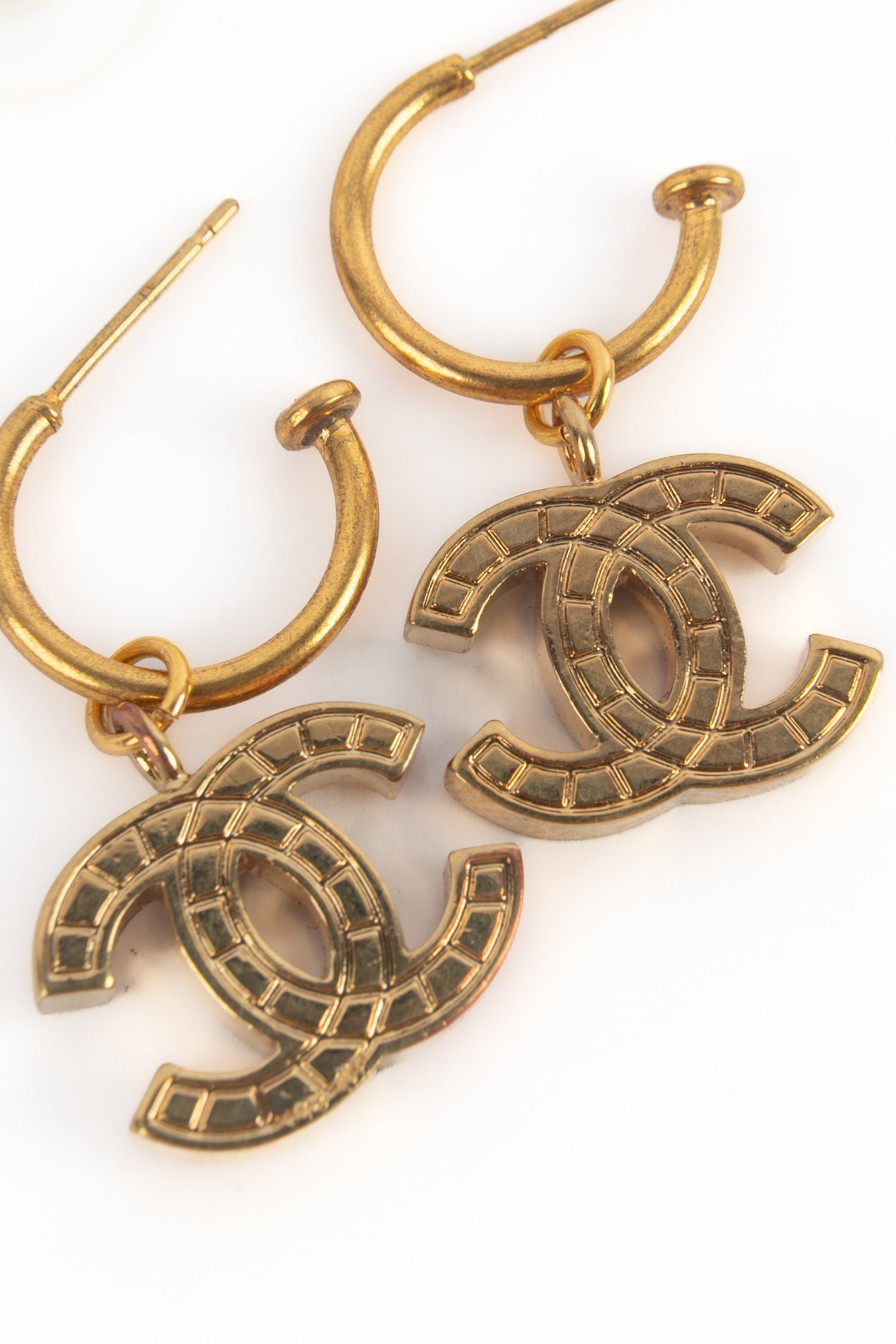 Boucles d'oreilles cc Chanel Hiver 2003