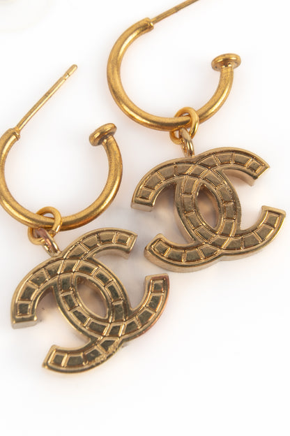Boucles d'oreilles cc Chanel Hiver 2003