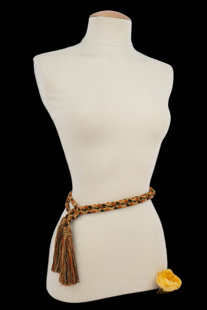 Ceinture en passementerie Yves Saint Laurent (Attribuée à)