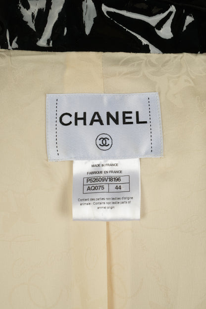Veste beige Chanel hiver 2015