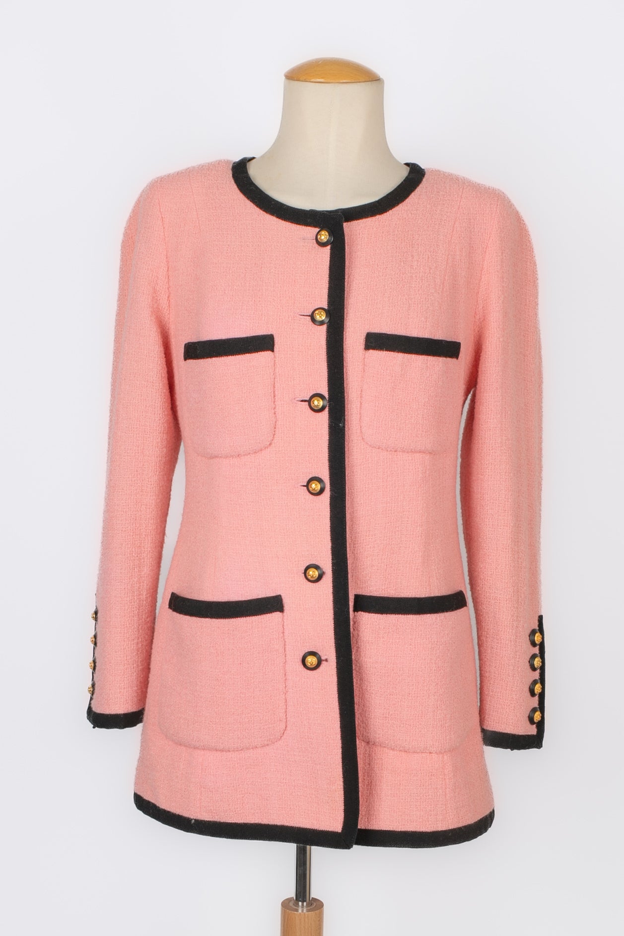 Veste en tweed rose Chanel 