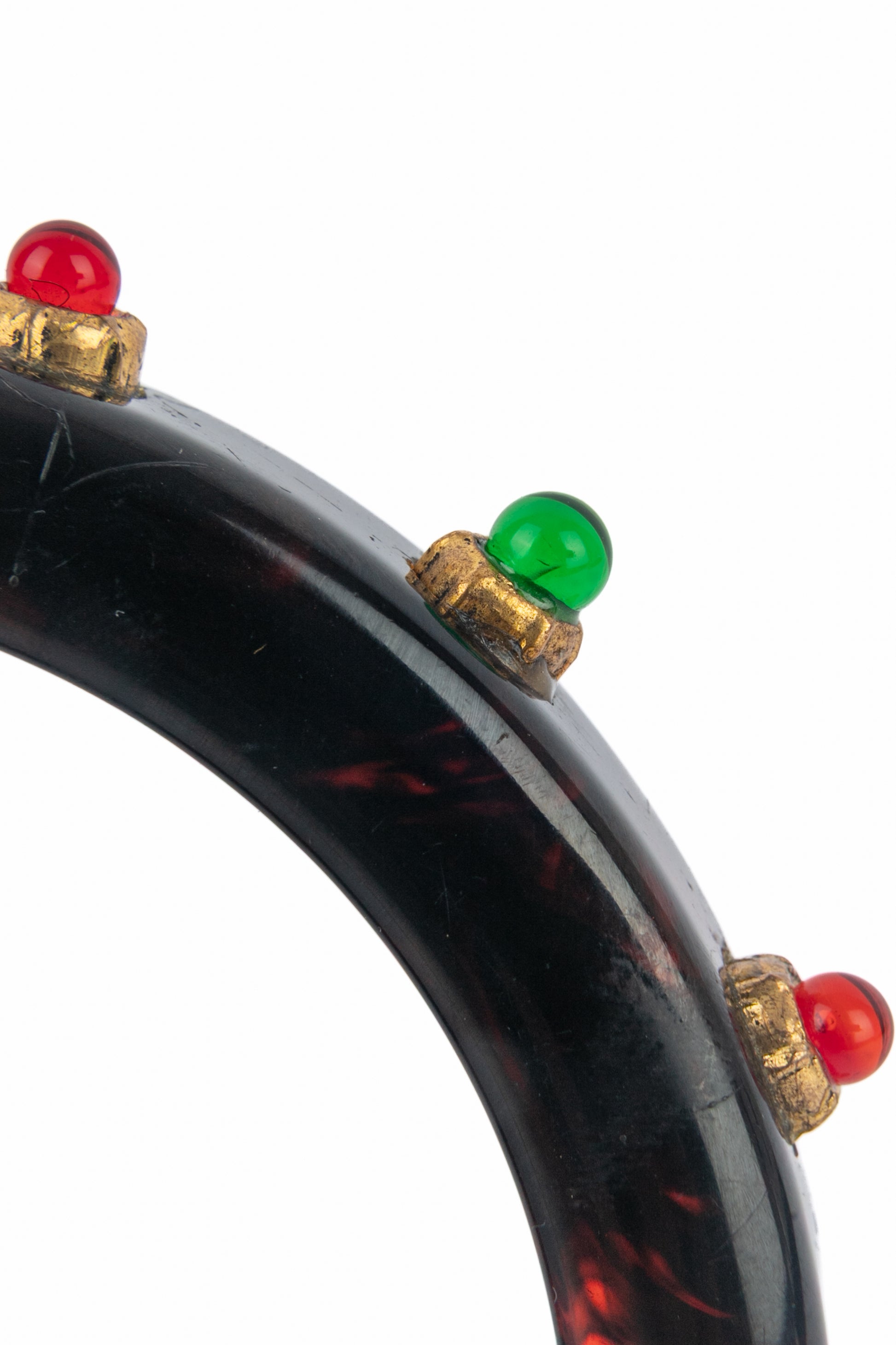 Bracelet en bakelite Chanel 1985