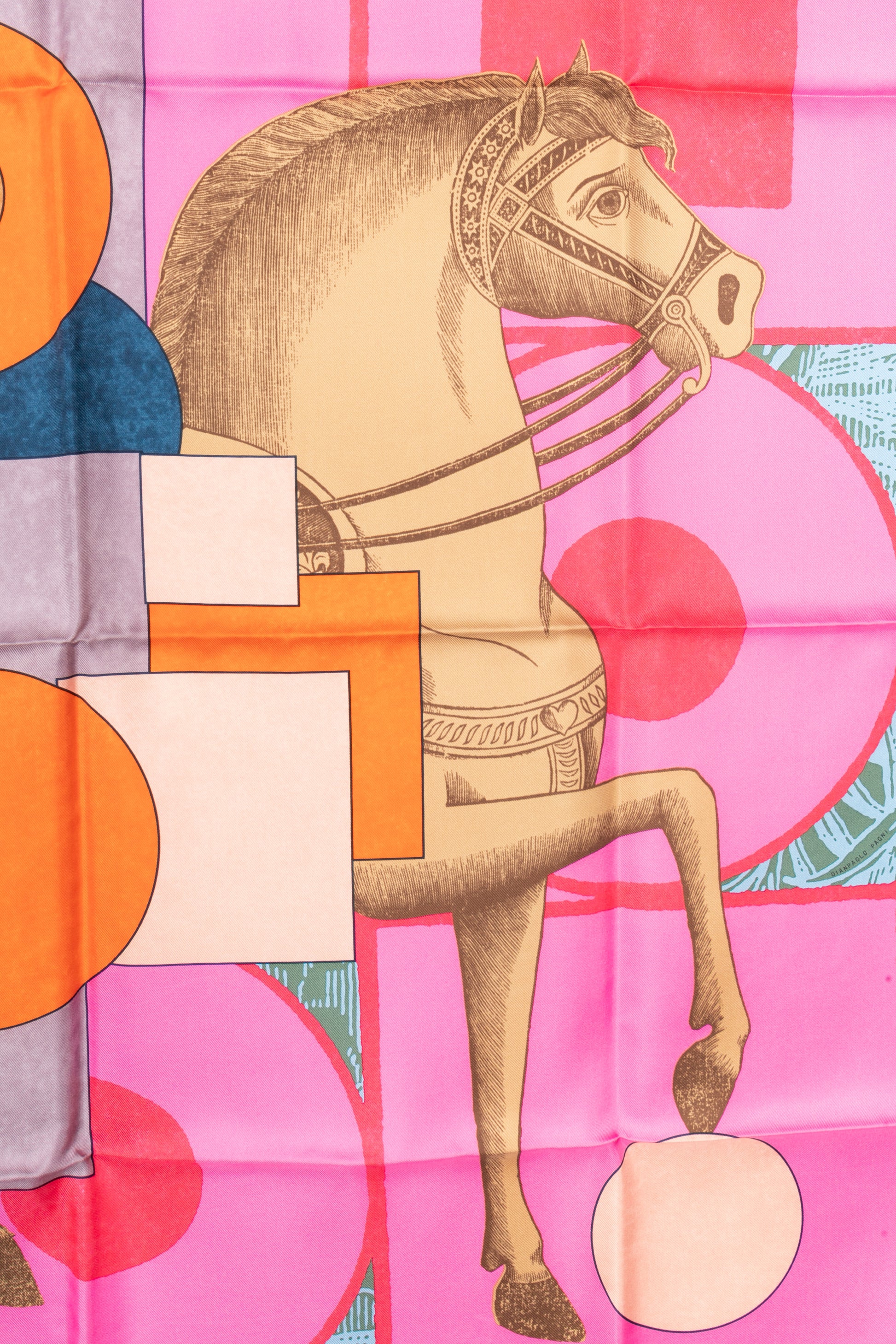 Foulard "Cavallier en forme" Hermès