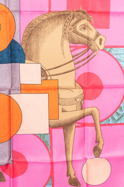 Foulard "Cavallier en forme" Hermès