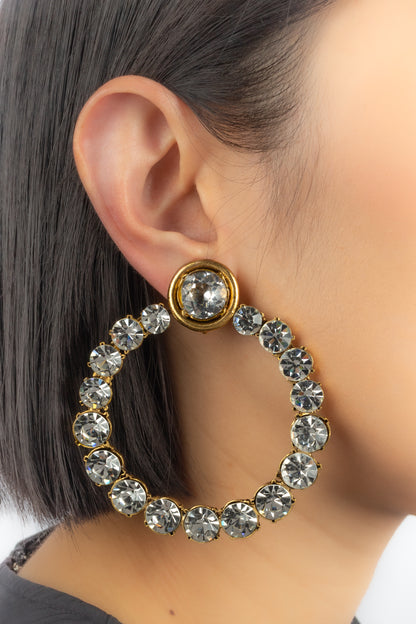 Boucles d'oreilles créoles Chanel