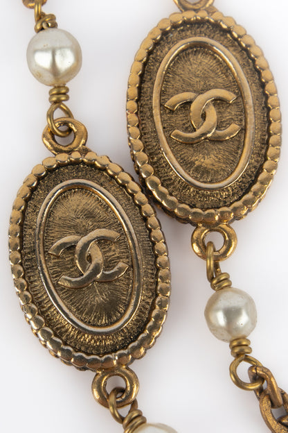 Collier sautoir Chanel 1985's