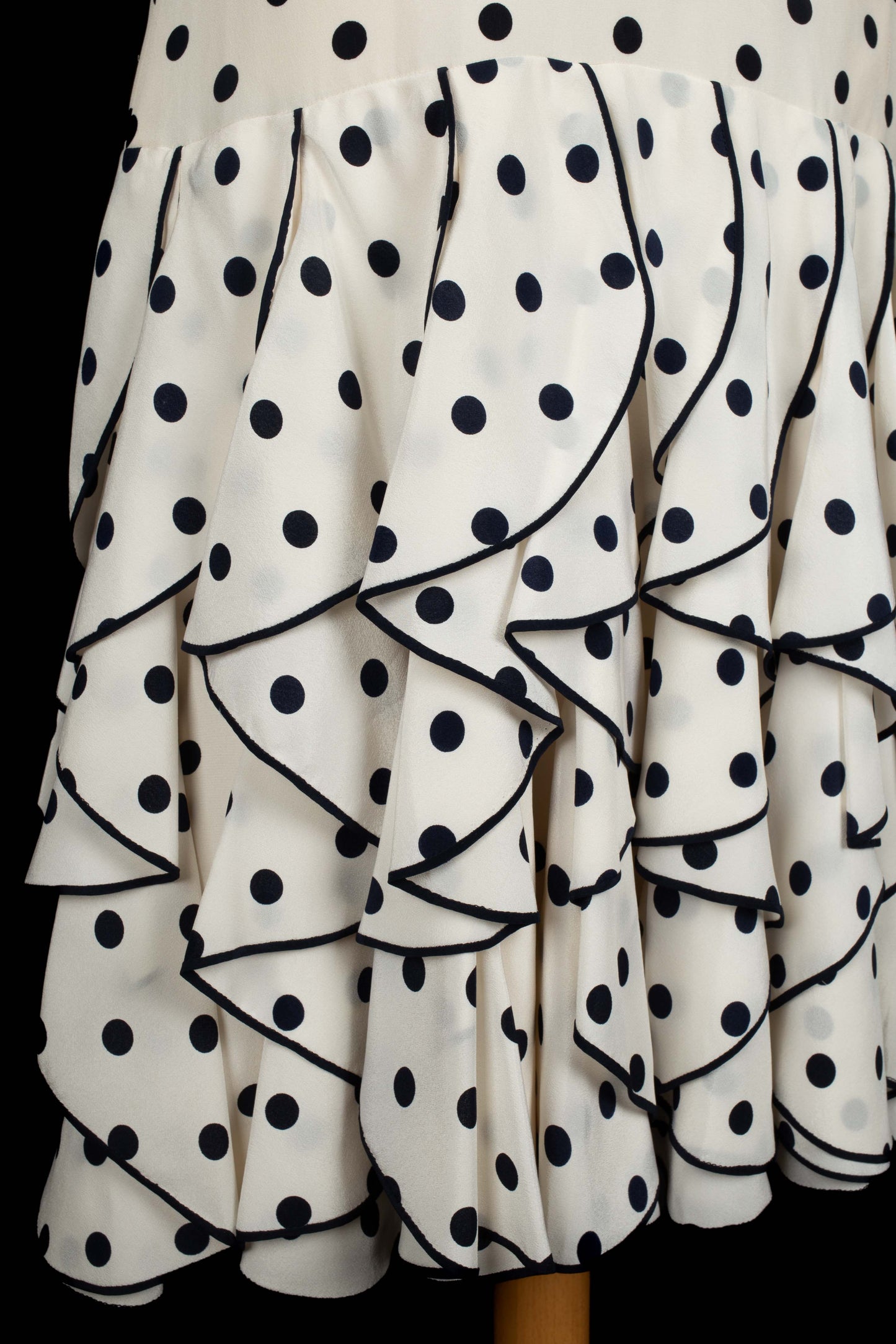 Robe à pois Chanel Haute Couture 