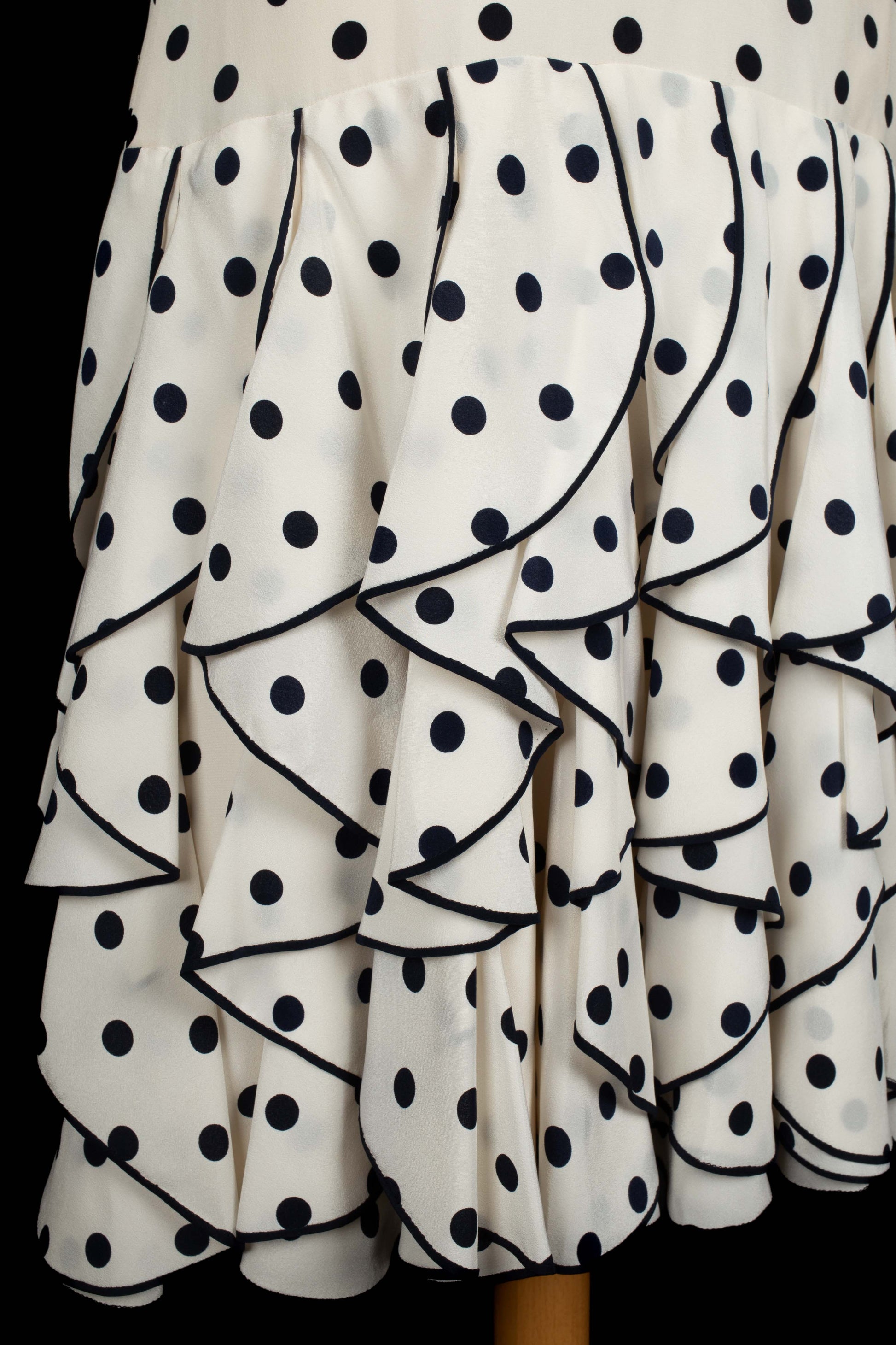 Robe à pois Chanel Haute Couture 