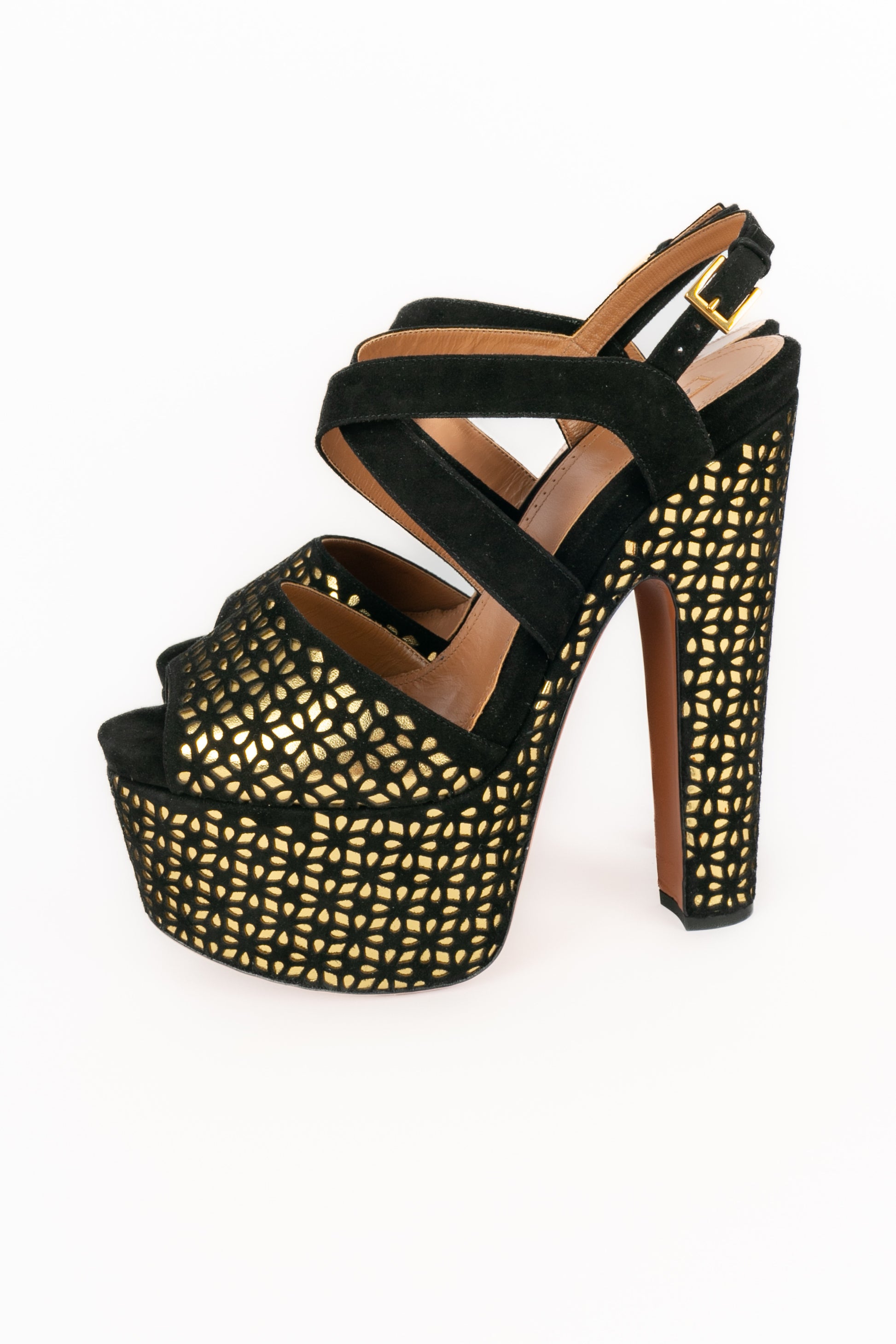 Escarpins en cuir Alaïa 