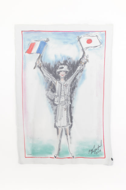 Foulard en soie Chanel