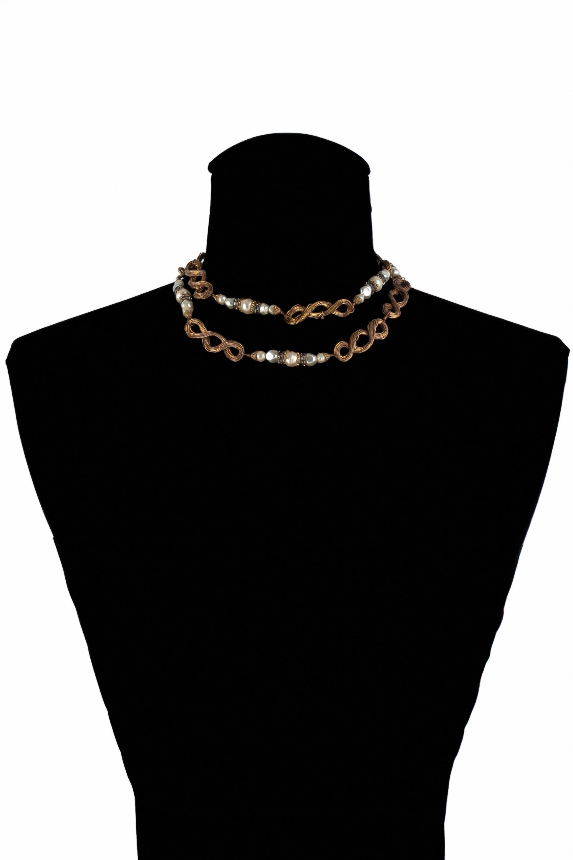 Collier sautoir Chanel 1960's