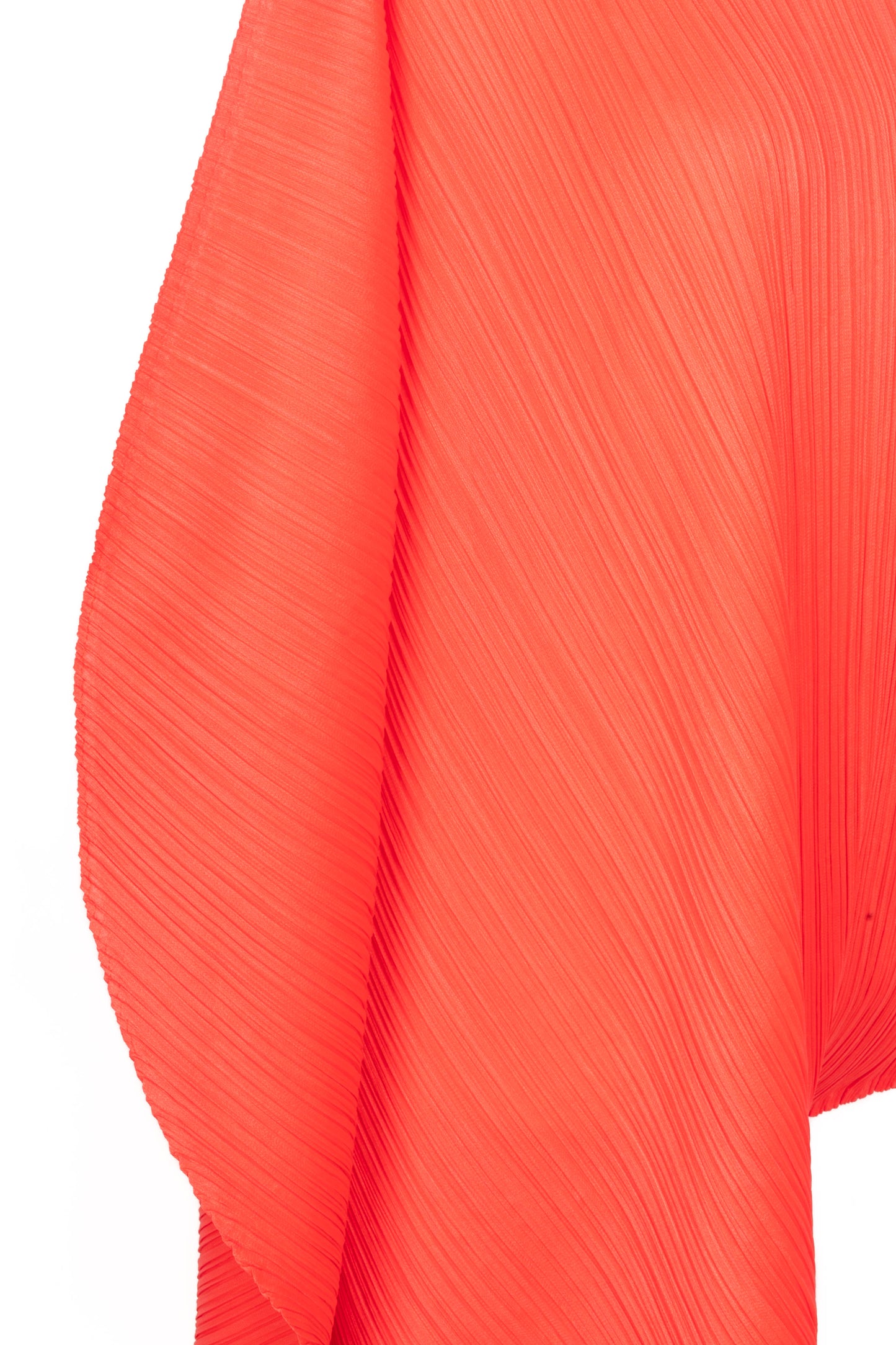 Robe orange Pleats Please Issey Myiake