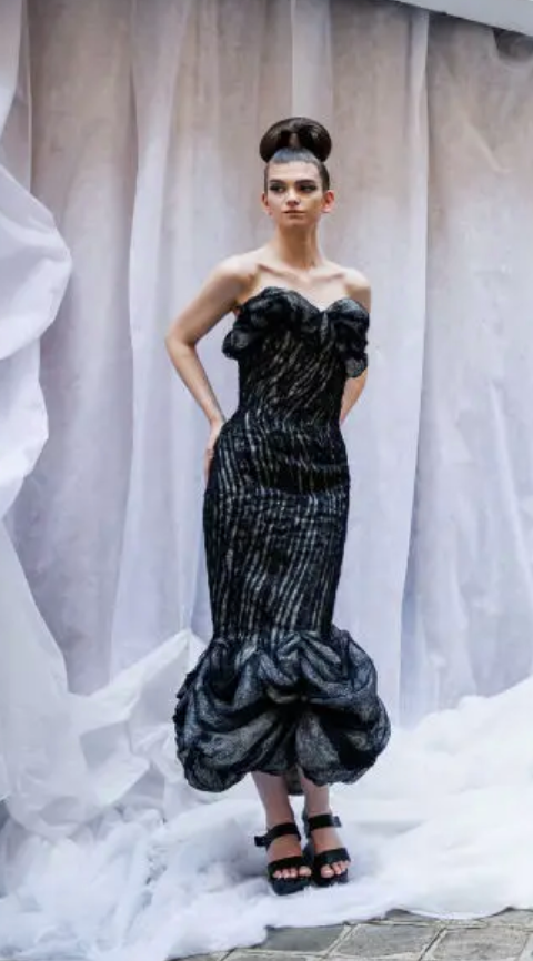 Robe "Nuage" Franck Sorbier Haute Couture Hiver 2024/2025