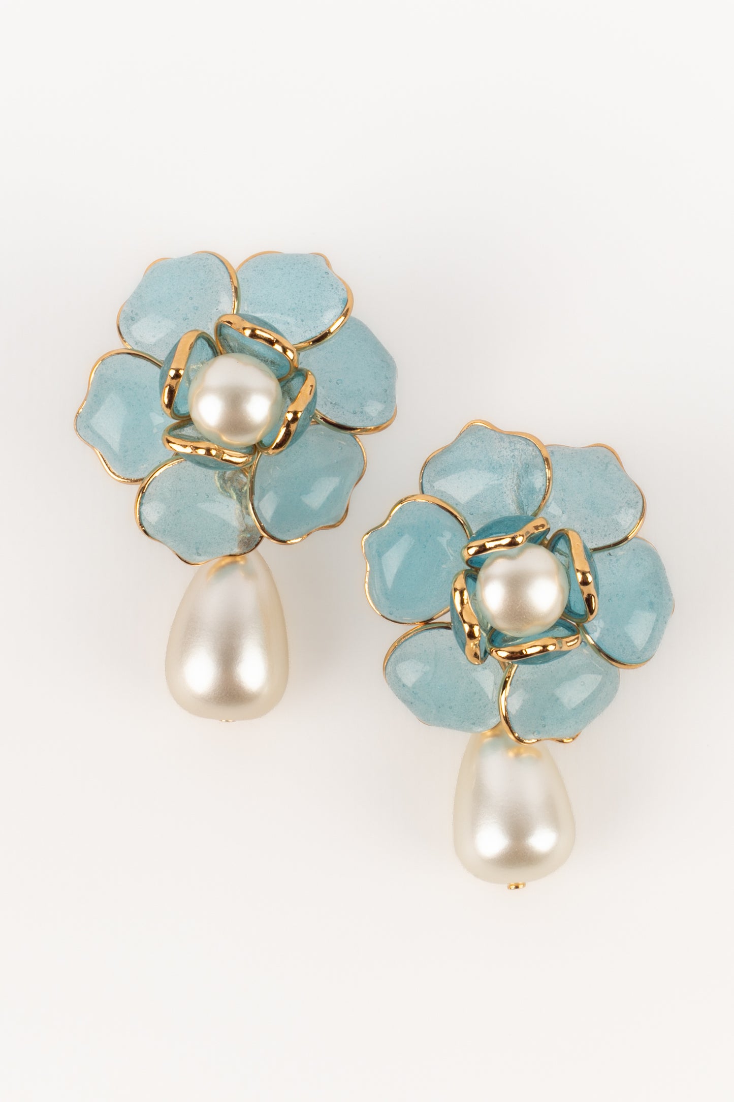 Boucles d'oreilles fleurs Augustine