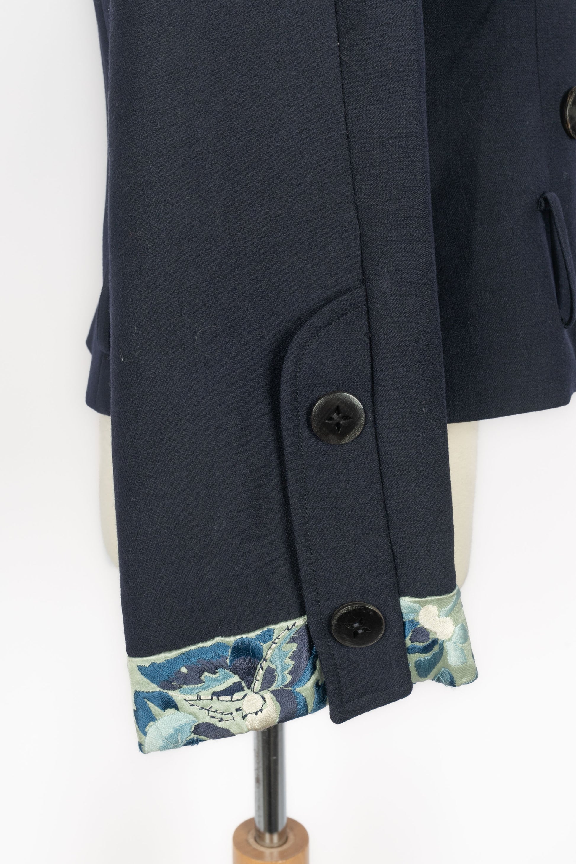 Veste bleue John Galliano Automne 2002