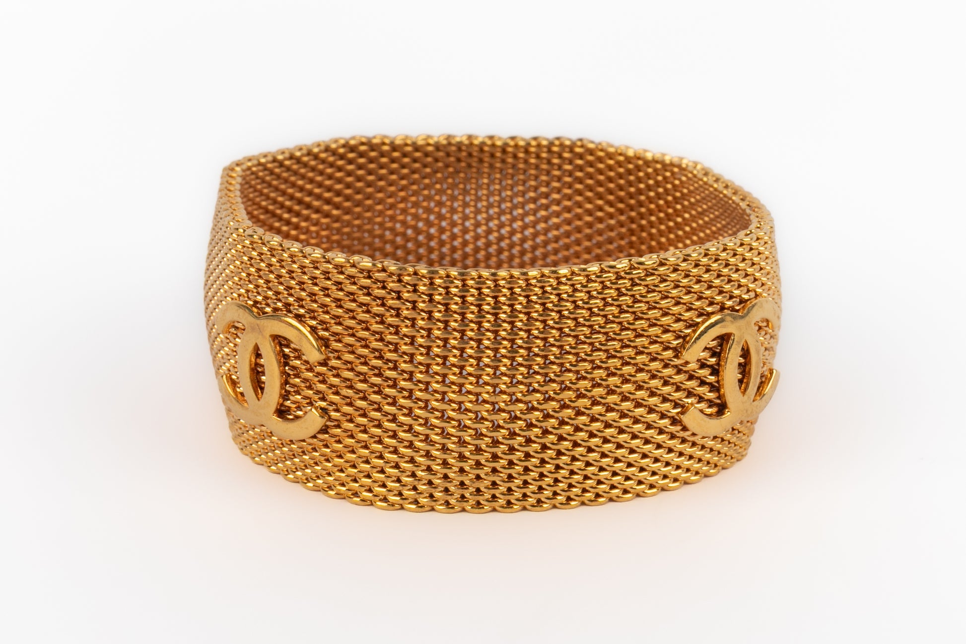 Bracelet doré Chanel 1996