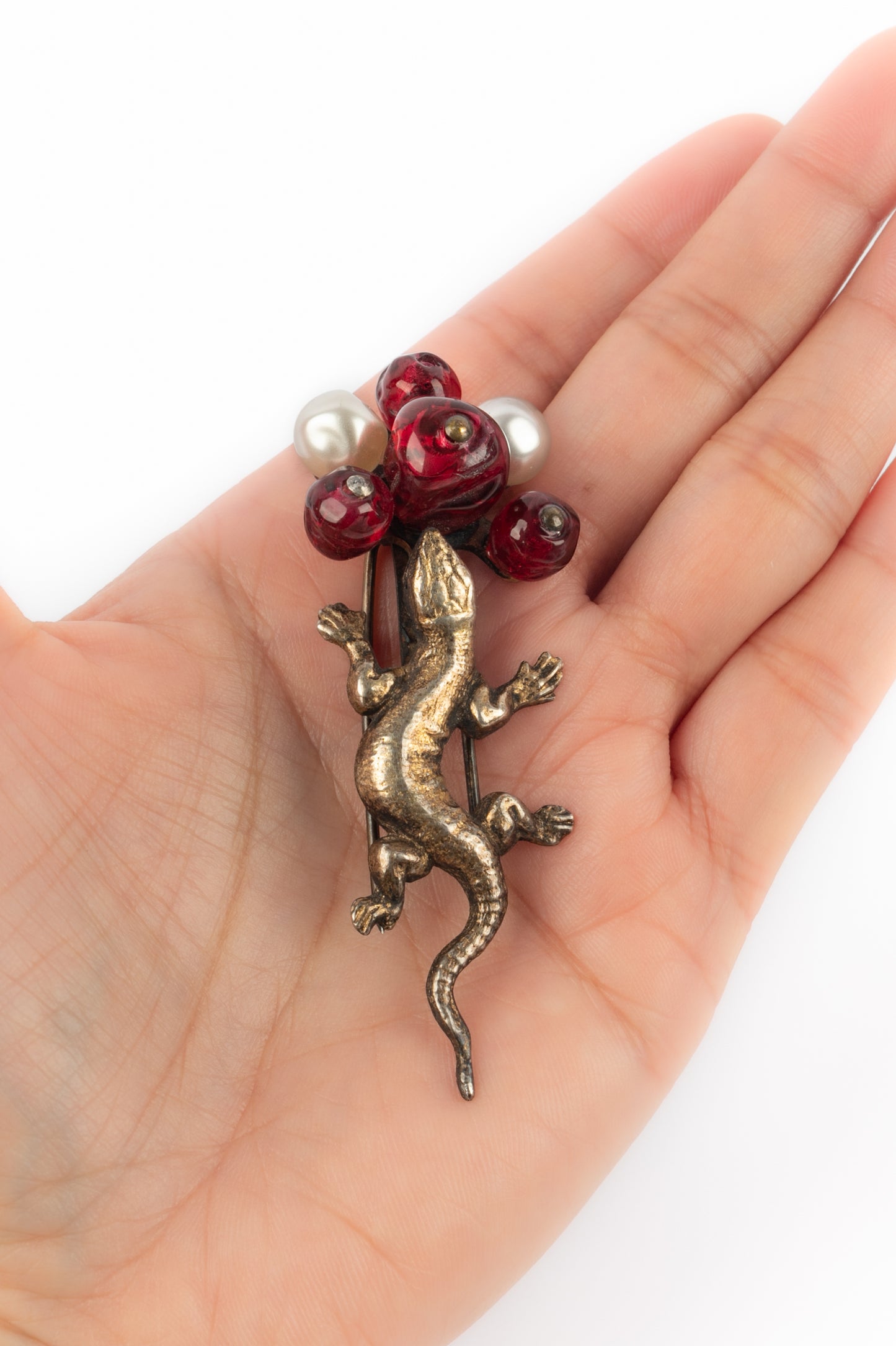 Broche lézard Coco Chanel (Attribuée à)