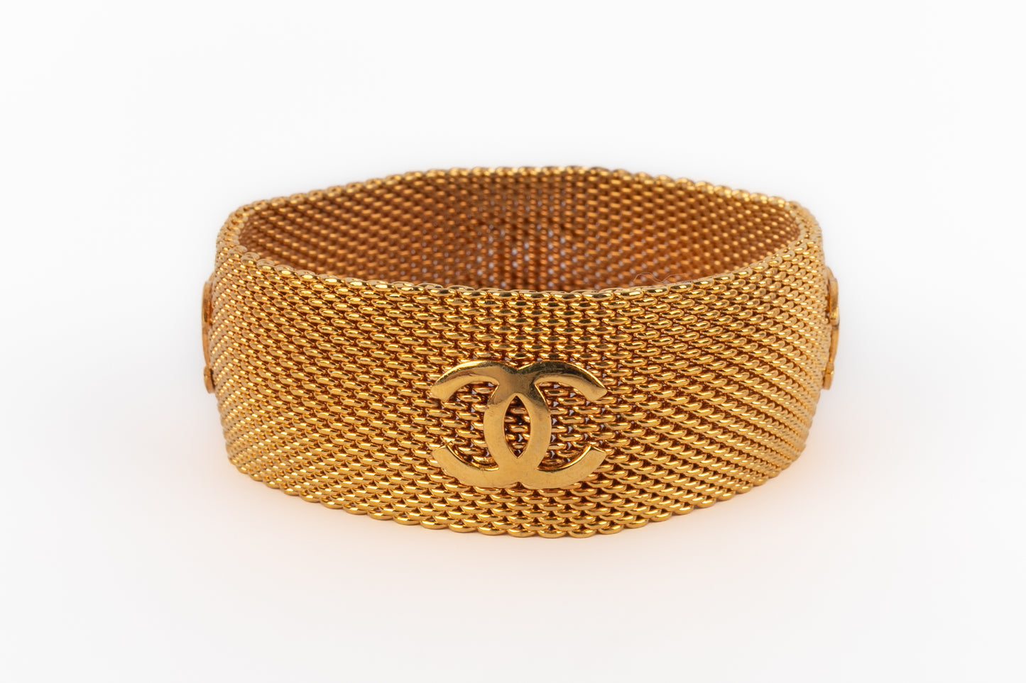 Bracelet doré Chanel 1996
