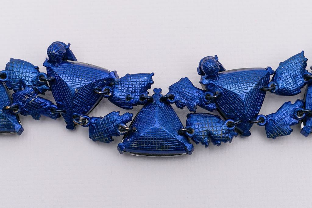 Collier bleu Christian Lacroix