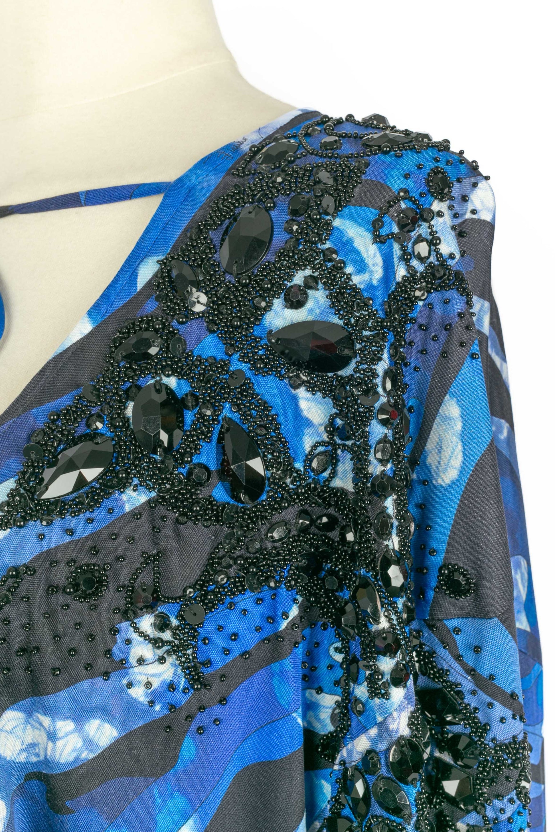 Robe bleue Emilio Pucci